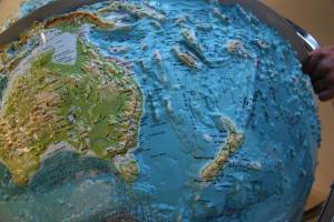3D Globe at Seattle Central Library by brewbooks/ CC BY-NC-SA